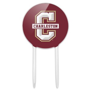College of Charleston Cougars Logo Acrylic Cake Topper Party Decoration for Wedding Anniversary Birthday Graduation - 1 of 4