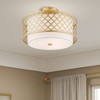 Livex Lighting Arabesque 3 - Light Semi-Flush Mount in  Soft Gold - 2 of 4