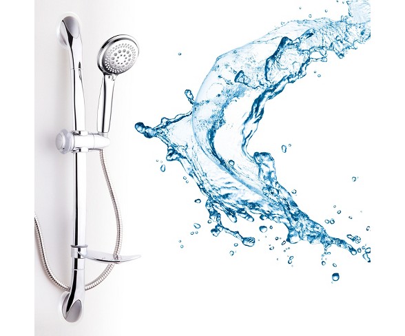 26" Arch Slide Bar Chrome - Dreamspa