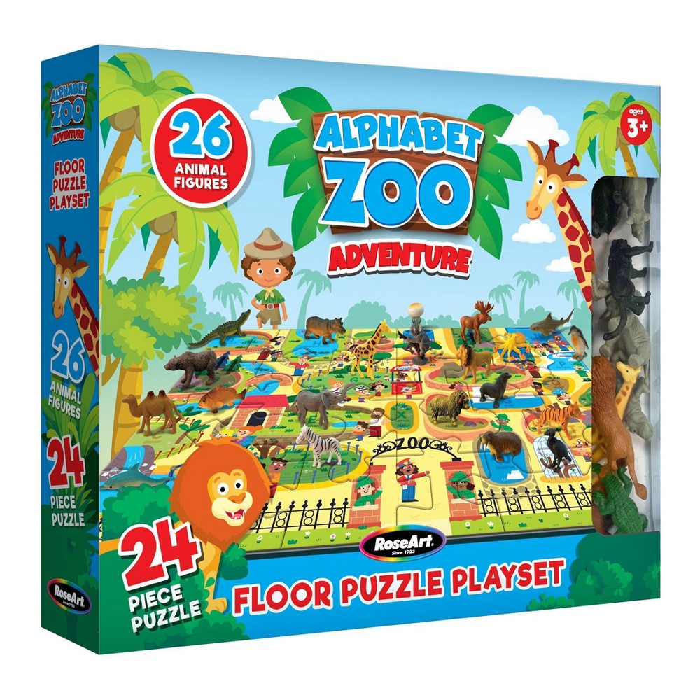 RoseArt Alphabet Zoo Jigsaw Puzzle - 48pc