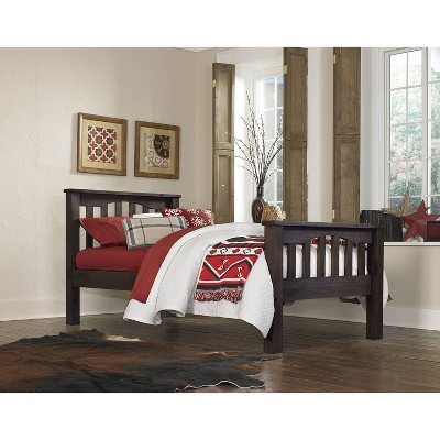 Kids' Twin Highlands Harper Panel Bed Espresso - Hillsdale Furniture