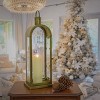 HGTV Home Collection Arched Candle Lantern, Christmas Themed Home Decor, Medium, Antique Bronze, 22 in - image 2 of 4