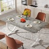 Tribesings 63-inch Dining Table for 4 People, Rectangular Kitchen Table with Metal Legs - 2 of 4