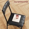Dining Table Set for 4, Kitchen Table and Chairs for 4, Rectangular Kitchen Table Set with Upholstered Bench - 4 of 4