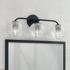 Capital Lighting Dolan 3 - Light Vanity in  Matte Black - 3 of 4