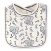 Touched by Nature Baby Organic Cotton Bibs 5pk, Elephant, One Size - 3 of 4