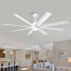 Parrot Uncle 72" Modern Smart Ceiling Fan with Lights and Remote through Phone, Amazon Alexa or Google assistant - 4 of 4