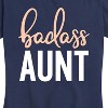 Women's - Instant Message - Badass Aunt Short Sleeve Graphic T-Shirt - 2 of 4