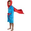 DC Comics Kids Superhero Plush Fleece Hooded Costume Robe - 2 of 4