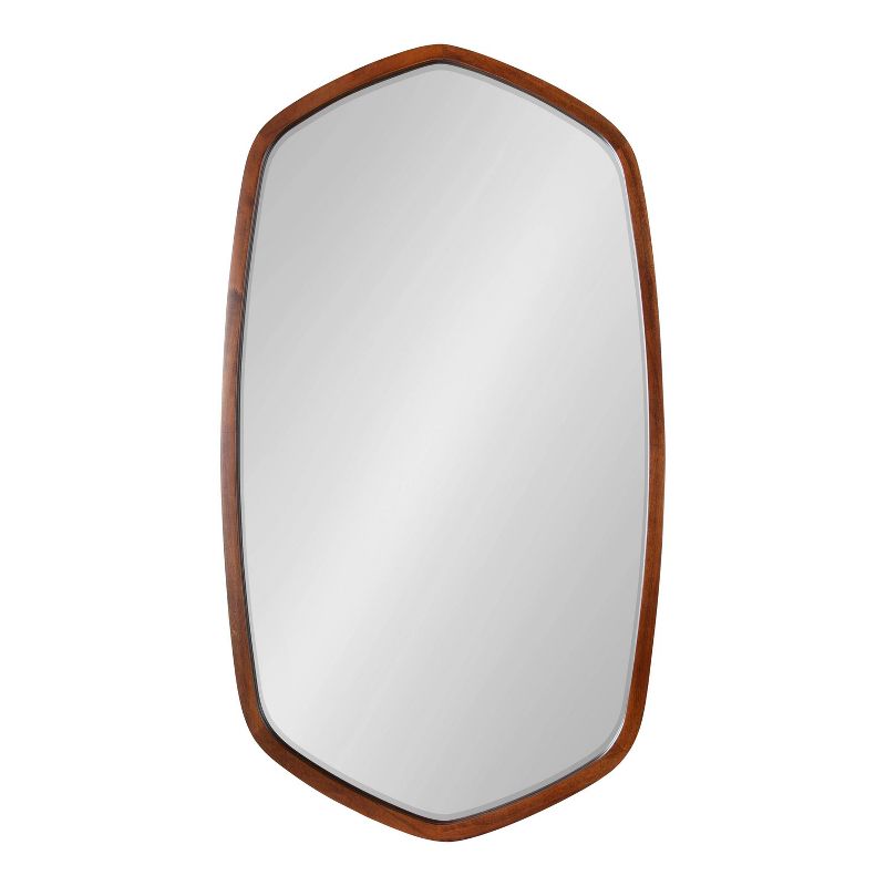 20&#34; x 36&#34; McLean Oval Wall Mirror Walnut Brown - Kate &#38; Laurel All Things Decor, 3 of 8