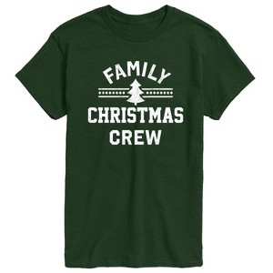 Men's - Instant Message - Family Christmas Crew Short Sleeve Graphic T-Shirt - 1 of 4