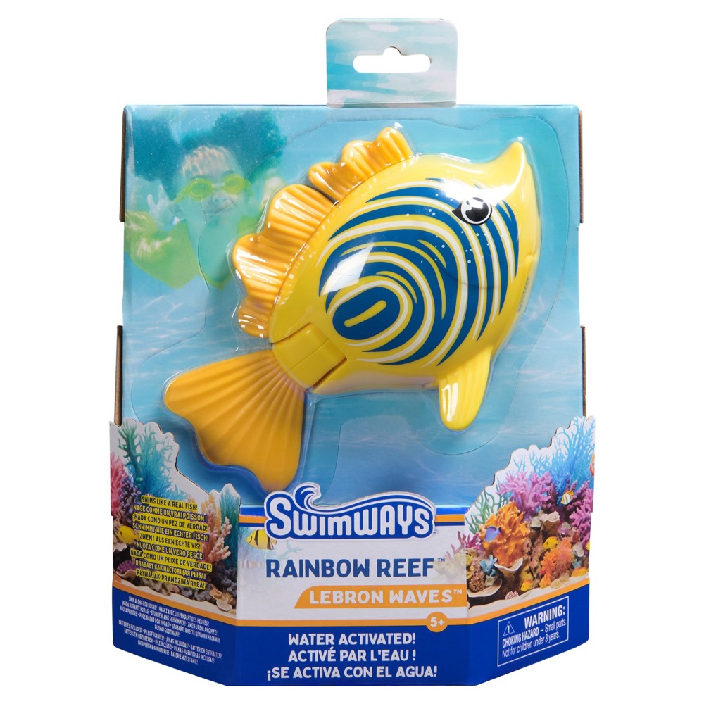 Swimways Rainbow Reef Fish, Lebron Waves: Dive Toy for Ages 5 and Up