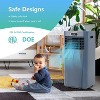 Tangkula 3-in-1 Portable Air Conditioner 8000 BTU ASHRAE AC Unit Air Cooler w/ 24H Timer Dark Blue - 2 of 4