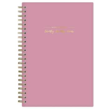 Ivory Paper Co 2024 Planner 8"x5" Weekly/Monthly Wirebound Imperial Rose