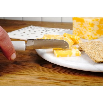 Mercer41 Albertin  Marble Cheese Board and Knife