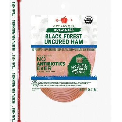 Applegate Organic Uncured Black Forest Ham - 6oz