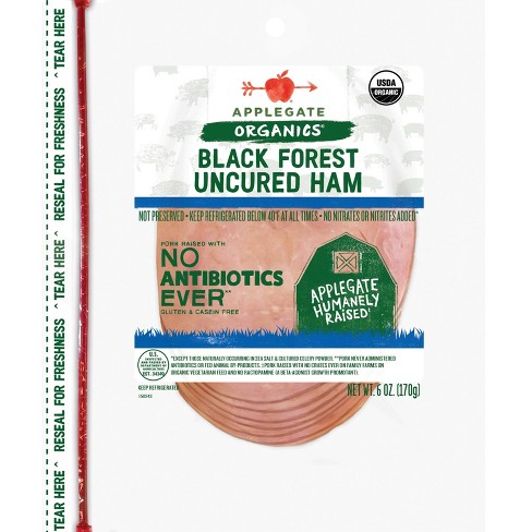 Applegate Organic Uncured Black Forest Ham - 6oz - image 1 of 4