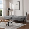 Convertible UNISOAR Foldable Modern Sofa Bed, Futon Lazy Sofa Bed, Lounge Chair Indoor,Light Gray/Blue/Black/Cream/Green/Brown - 4 of 4