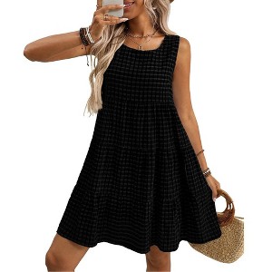 chinese dress ladies Linen Casual Womens Loose Midi Summer Dress C299 Orange / Bespoke Size main image 0