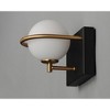 Maxim Lighting Revolve 1 - Light Vanity in  Black/Gold - 2 of 3