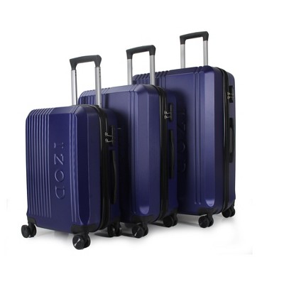 IZOD Zane Expandable ABS Hard shell Lightweight 360 Dual Spinning Wheels Combo Lock 28", 24", 20" 3 Piece Luggage Set