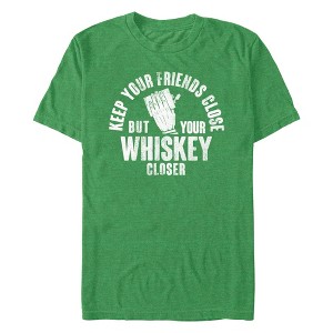 Men's Lost Gods Keep Your Friends Close  T-Shirt - Kelly Heather - Medium - 1 of 3