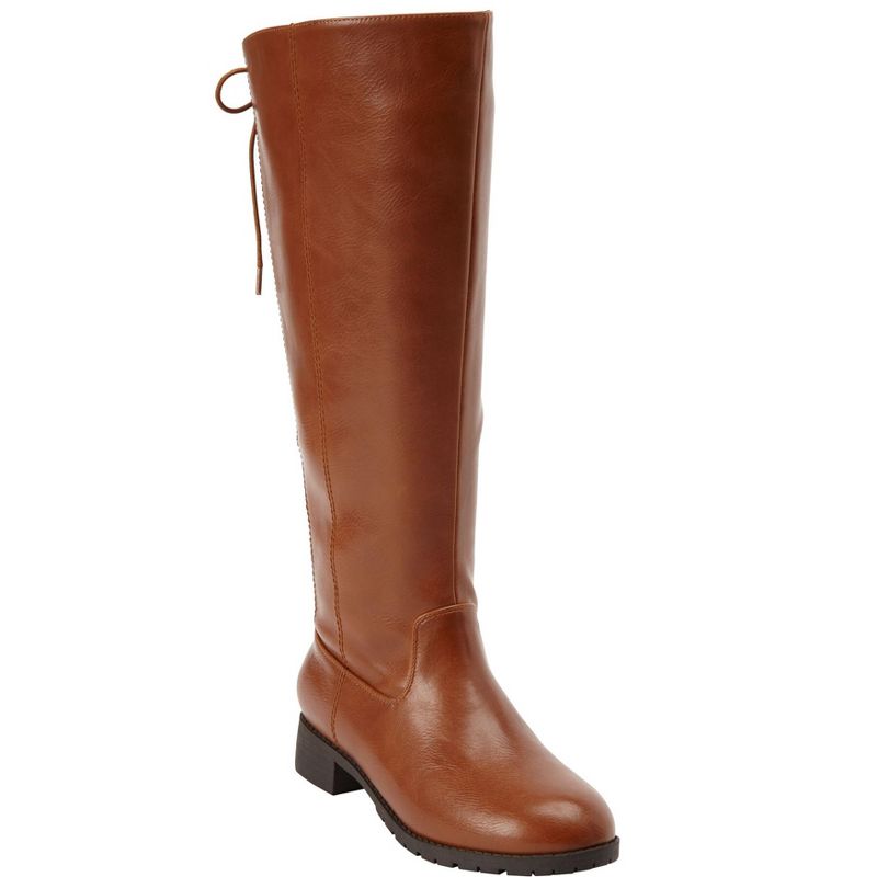 Comfortview Wide Width Charleston Wide Calf Boot Tall Knee High Women's Winter Shoes, 1 of 2