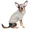 Hip Doggie Angora Cable Knit Sweater - Sand (Small) - 3 of 3