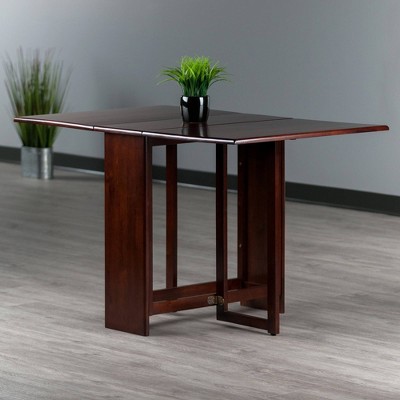 Contemporary Walnut Solid Wood Extendable Dining Table