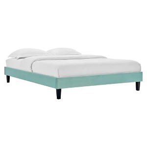 Modway Reign Full Performance Velvet Platform Bed Frame - 1 of 4