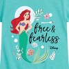 Girls' - Disney - Free And Fearless Fitted Short Sleeve Graphic T-Shirt - 2 of 4