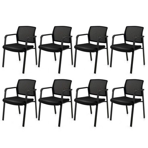 Tangkula 8-Pack Office Conference Chair Set Mesh Guest Reception Stack Chairs - image 1 of 4