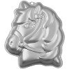 Wilton Party Pony Cake Pan: Aluminum Novelty Baking Pan, Hand Wash, Gray, 12.12" Depth, 10.49" Width - 2 of 4