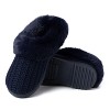 Dearfoams Women's Hannah Festive Knit Clog House Shoe Slipper - 3 of 4
