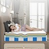 Queen Size Memory Foam & Pocket Springs, Medium Firm Hybrid Mattress for Pressure Relief, CertiPUR-US & OEKO-TEX Certified-Coolbibila - 3 of 4
