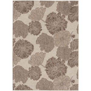 Nourison Garden Oasis Floral Flatweave Indoor Outdoor Rug - 1 of 4