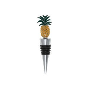 Unique Bargains Bottle Stoppers Pineapple Zinc Alloy Aluminum Alloy TPR 3.98"x0.98"x0.79" 1 Pc - 1 of 3
