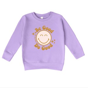 SmileyWorld Be Good Do Good Smiley Face - Toddler Graphic Sweatshirt - 1 of 4