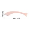 Unique Bargains Fishtail Crescent Type Eyebrow Trimmer Pink 1 Pc - 2 of 3