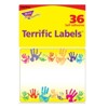 TREND Rainbow Handprints Terrific Labels, 36 Per Pack, 6 Packs - 3 of 3