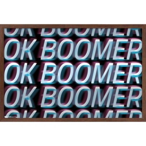 Trends International Ok Boomer Framed Wall Poster Prints - 1 of 4