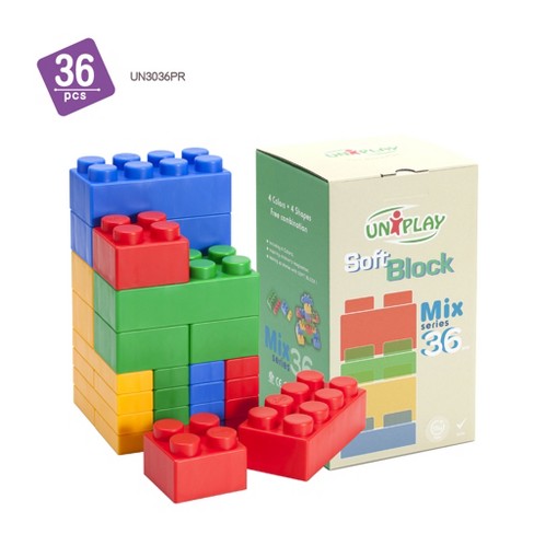 Boxed Baby Toy 3D Soft Plastic Building Blocks Compatible Touch