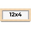 PosterPalooza | Panoramic Classic Modern Yellow Frame - UV Acrylic, Foam Board Backing, Hanging Hardware - 2 of 4