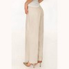 Women's Sparkle Wide Leg Vegan Leather Pants - Another Love - 2 of 4