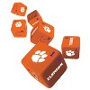 MasterPieces Officially Licensed NCAA Clemson Tigers - 6 Piece D6 Gaming Dice Set Ages 6 and Up - 3 of 3