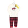 Touched by Nature Baby, Toddler and Kids Unisex Holiday Pajamas, Kids Christmas Tree - 2 of 3