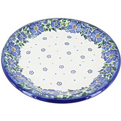 Blue Rose Polish Pottery T03 Galia Dinner Plate