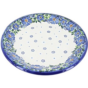Blue Rose Polish Pottery T03 Galia Dinner Plate - 1 of 1