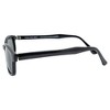The Original KD's Biker Shades Sunglasses By PCSUN Black Frames Polarized Grey Lenses - 3 of 4