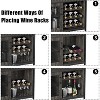 TackView Bar Cabinet with Wine Rack and Glass Holder, Kitchen Sideboard Buffet Cabinet with Mesh Door, for Kitchen, Living Room - 2 of 4